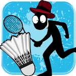 Stickman Badminton app icon