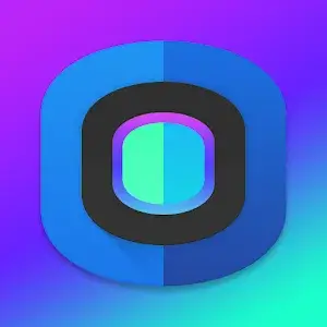 Black Cylinder Icon Pack app icon