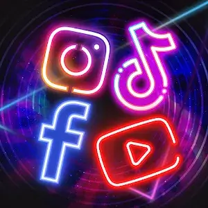 Neon Icon Designer App app icon