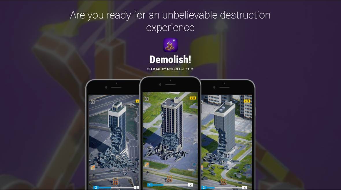 Demolish 2.54 APK MOD (Unlimited Bullets) app icon