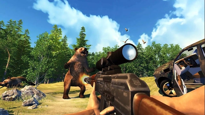 Hunting Simulator 4×4 APK - screenshot 1