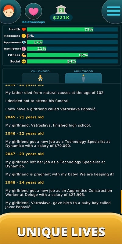 AltLife - Life Simulator app icon