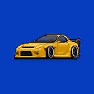 Pixel Car Racer app icon
