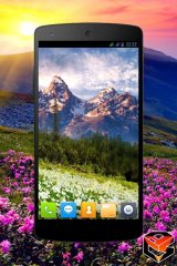Mountain Flowers Pro Live Wallpaper - screenshot 2