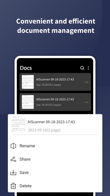 AIScanner APK - screenshot 1