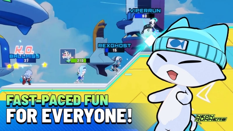 Neon Runners: Super Coins app icon