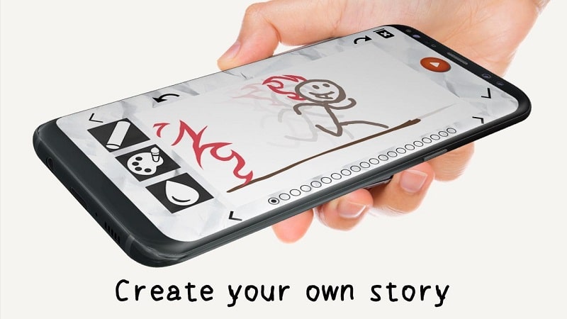 Stickman draw animation APK app icon