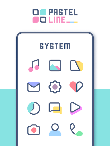 PastelLine IconPack - screenshot 2
