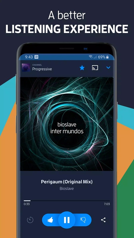 DI.FM Electronic Music Radio APK - screenshot 1