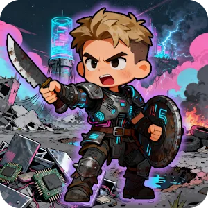 Cyber Rush Neon Tower Wars app icon