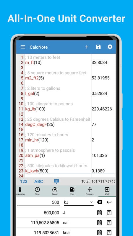 CalcNote APK - screenshot 4