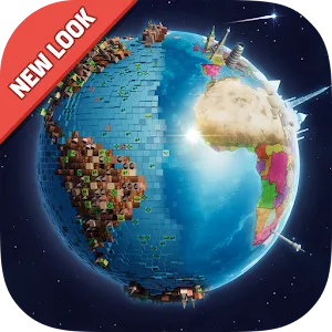 Idle World ! app icon