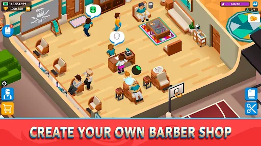 Idle Barber Shop Tycoon - screenshot 1