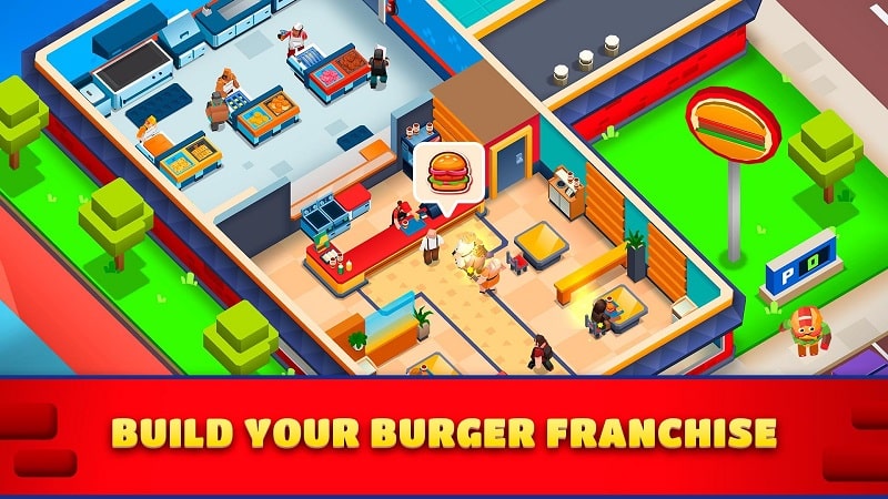 Idle Burger Empire Tycoon app icon