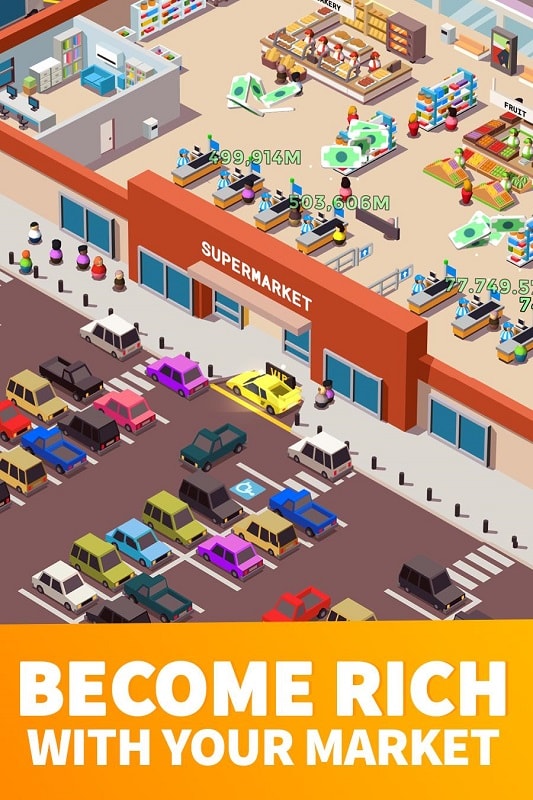 Idle Supermarket Tycoon app icon
