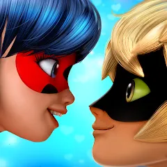 Miraculous Ladybug and Car Noir: The Official Game app icon