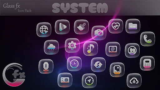 Glass FX Icon Pack - screenshot 6