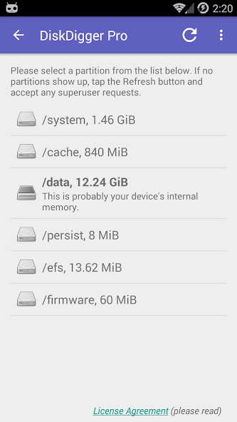 DiskDigger Pro - screenshot 5