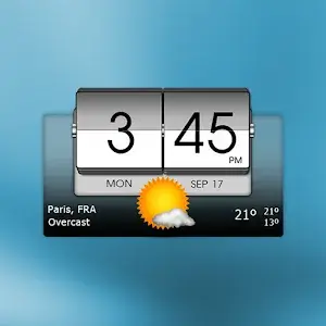 3D Flip Clock & Weather app icon