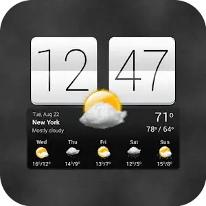 Sense V2 Flip Clock &amp; Weather app icon
