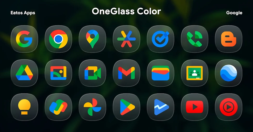 OneGlass 8 Color Icon Pack - screenshot 2