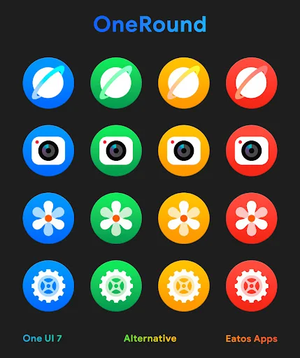 OneRound 7 Icon Pack - screenshot 3