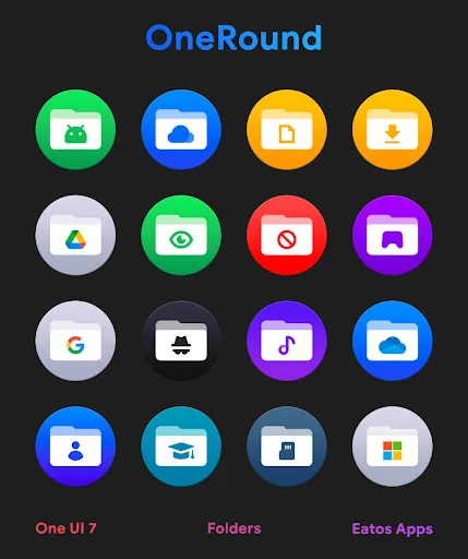 OneRound 7 Icon Pack - screenshot 4