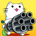 Cat shoot war: offline games app icon