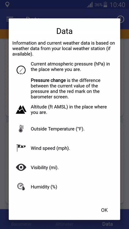 Barometer & Altimeter APK - screenshot 1