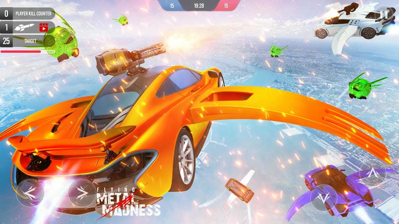 Flying Car Games 3D APK app icon