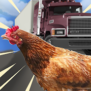 Chicken Simulator: Cross Road Royale Challenge app icon