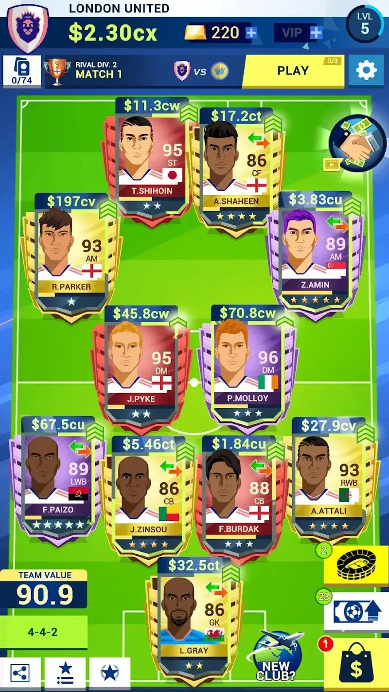 Idle Eleven – Soccer tycoon - screenshot 1