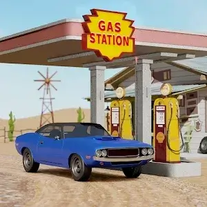 Gas Station Junkyard Simulator app icon