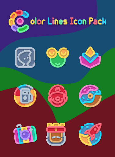 Color Line Vibrant Icon Pack - screenshot 4