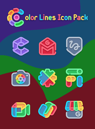 Color Line Vibrant Icon Pack - screenshot 6