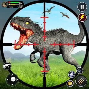 Wild Dino Hunting Jungle Games app icon