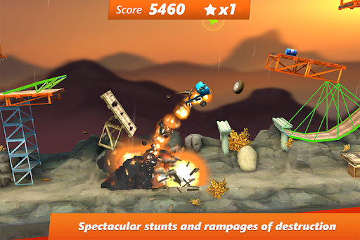 Bridge Constructor Stunts APK 5.0 (Full Game) for Android - screenshot 2