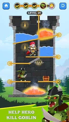 Hero Rescue 1.3.7 APK + MOD [Unlimited Money] - screenshot 2