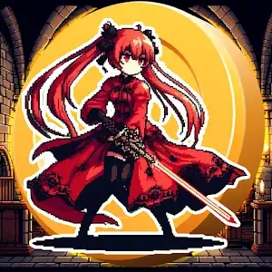 Hack and slash clicker app icon