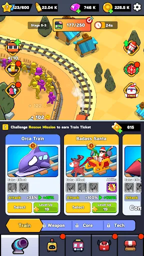 Train Tycoon Idle Defense - screenshot 2