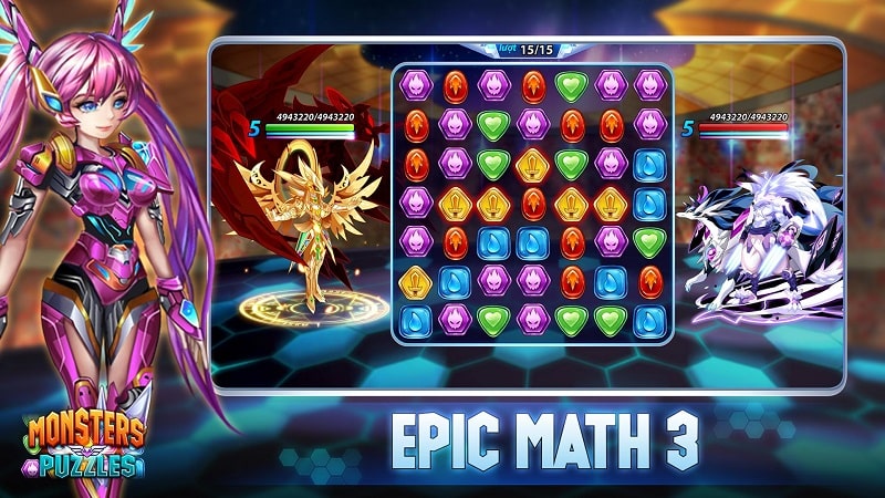 Monsters &amp; Puzzles God Battle APK - screenshot 2