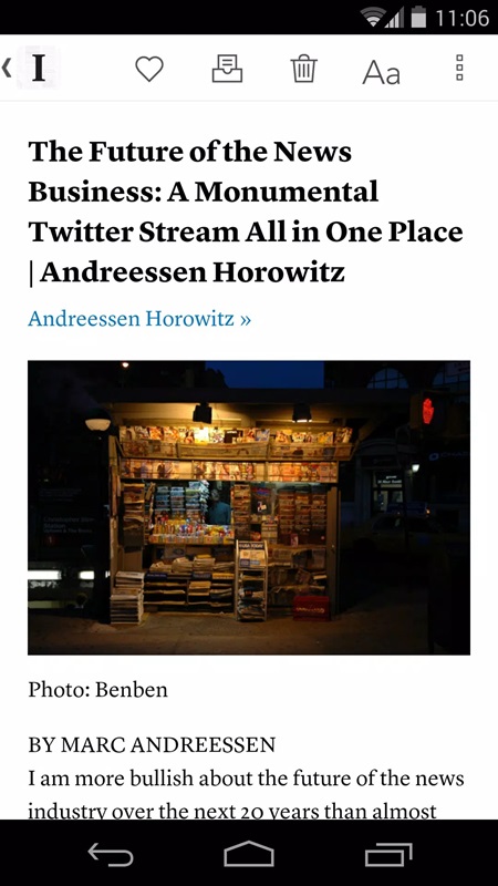 Instapaper APK - screenshot 3