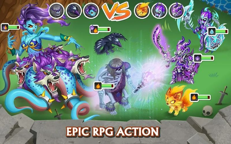 Knights &amp; Dragons Action RPG APK - screenshot 2