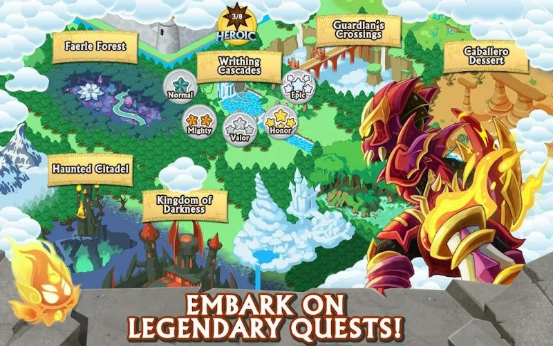 Knights &amp; Dragons Action RPG APK - screenshot 4