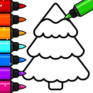Baby Coloring Games for Kids app icon