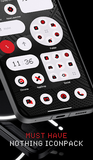 Nothing Icon Pack LuX - screenshot 1