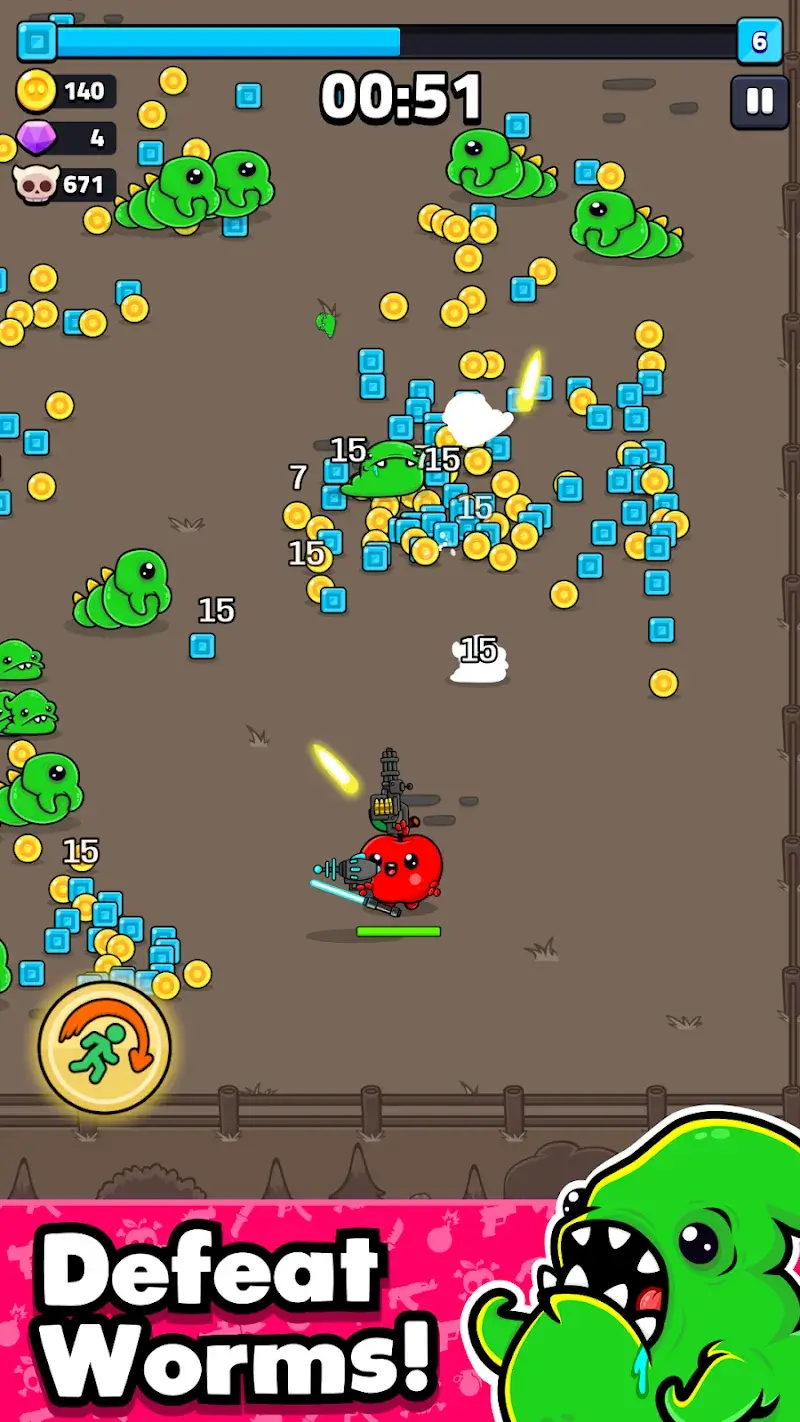 Apple Grapple Survivor - screenshot 2