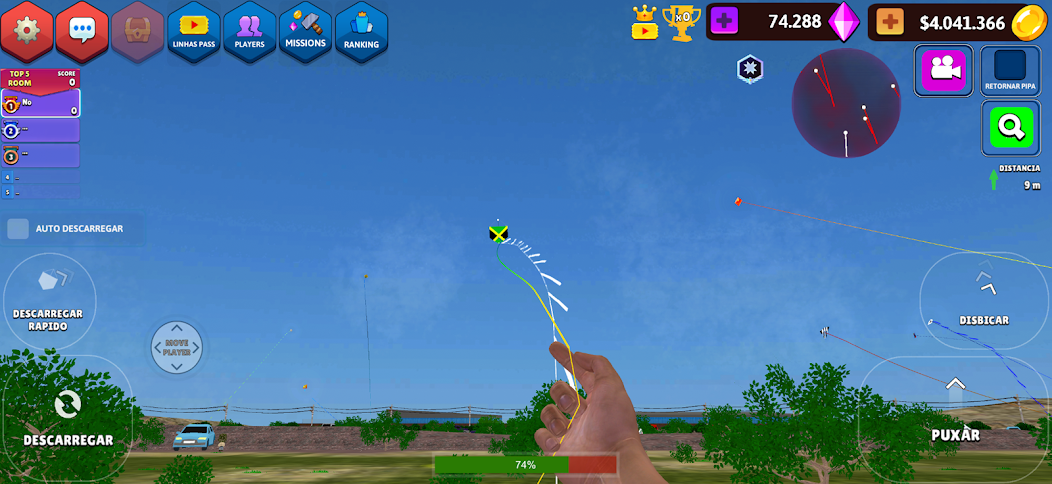 CS Diamantes Pipas: Kite Game - screenshot 7