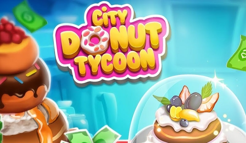 Donut Factory Tycoon Games APK app icon