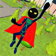 Stickman Superhero app icon